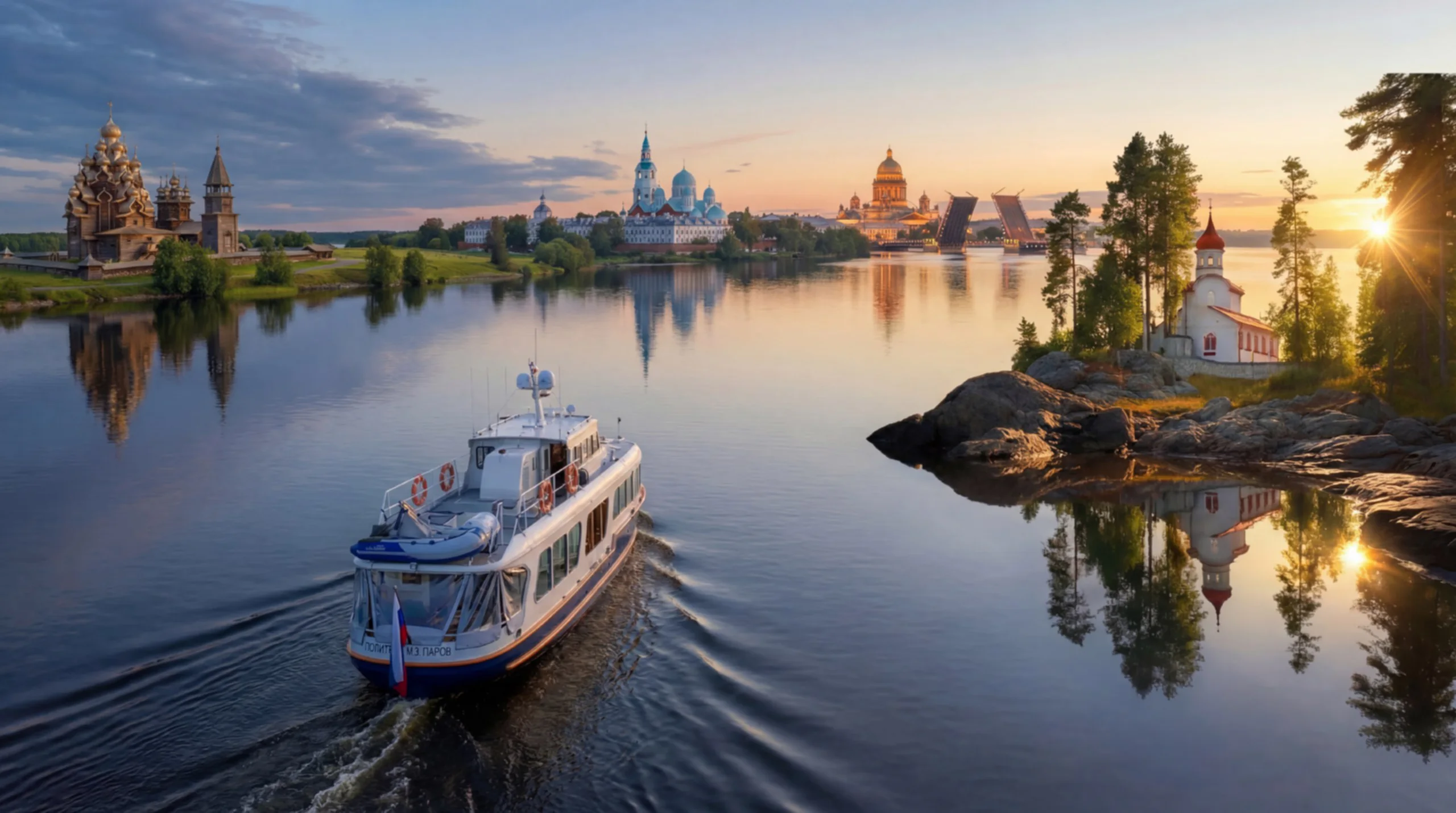 Круизы на теплоходе "Политрук Бочаров"