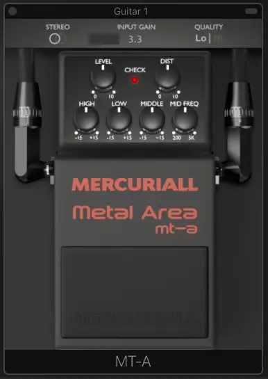 Mercuriall Metal Area MT-A