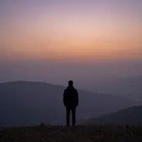 تأمل حزين