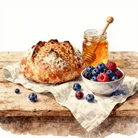 Illustrations culinaires à l'aquarelle
