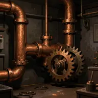 Temná industriální estetika