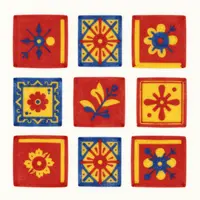 Motifs géométriques culturels