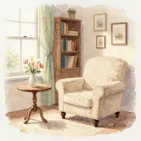 Ilustrace útulného domova