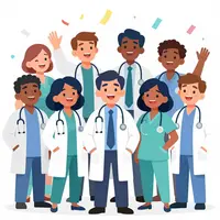 Médecins en dessin animé