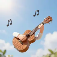 Wesoła muzyka na ukulele