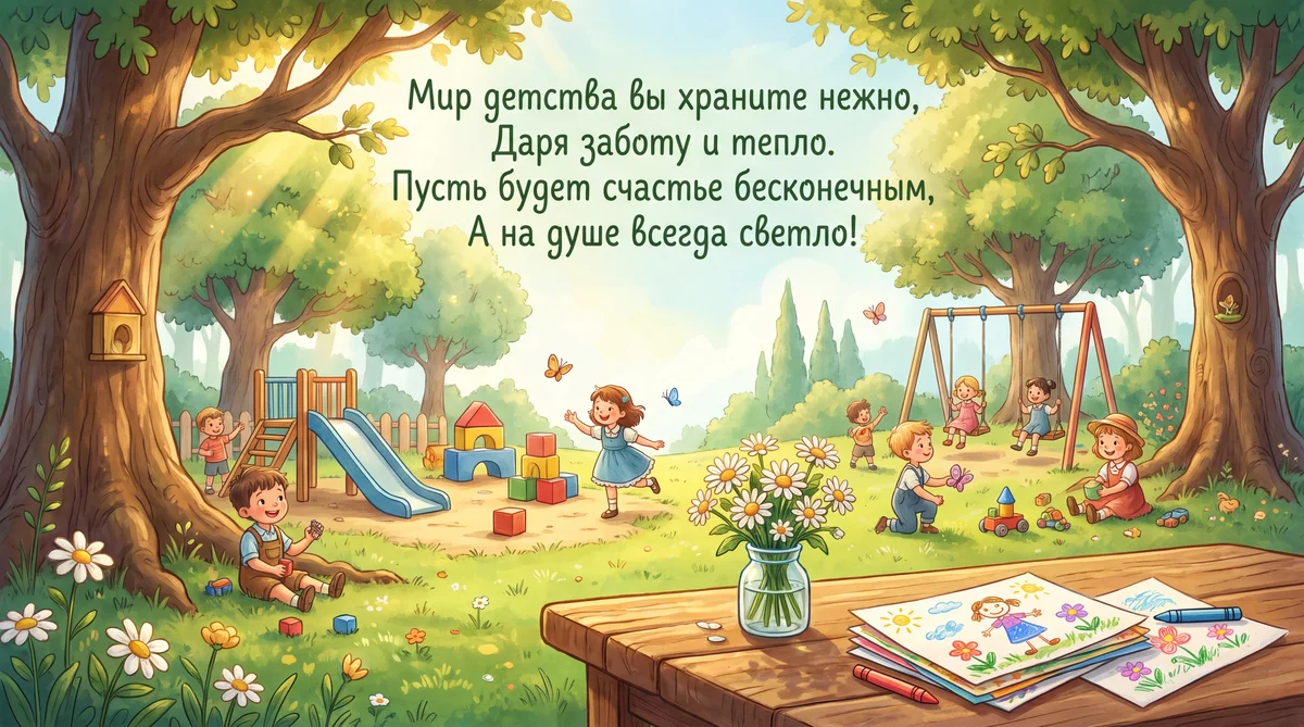 С днем дошкольного работника