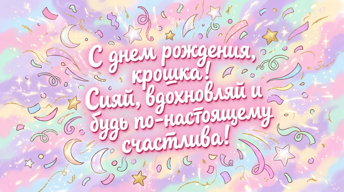 с днем рождения крошка
