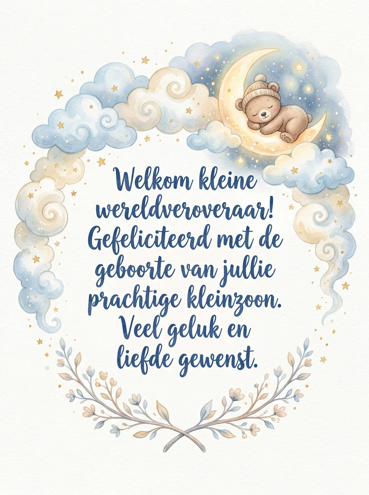 geboorte kleinzoon