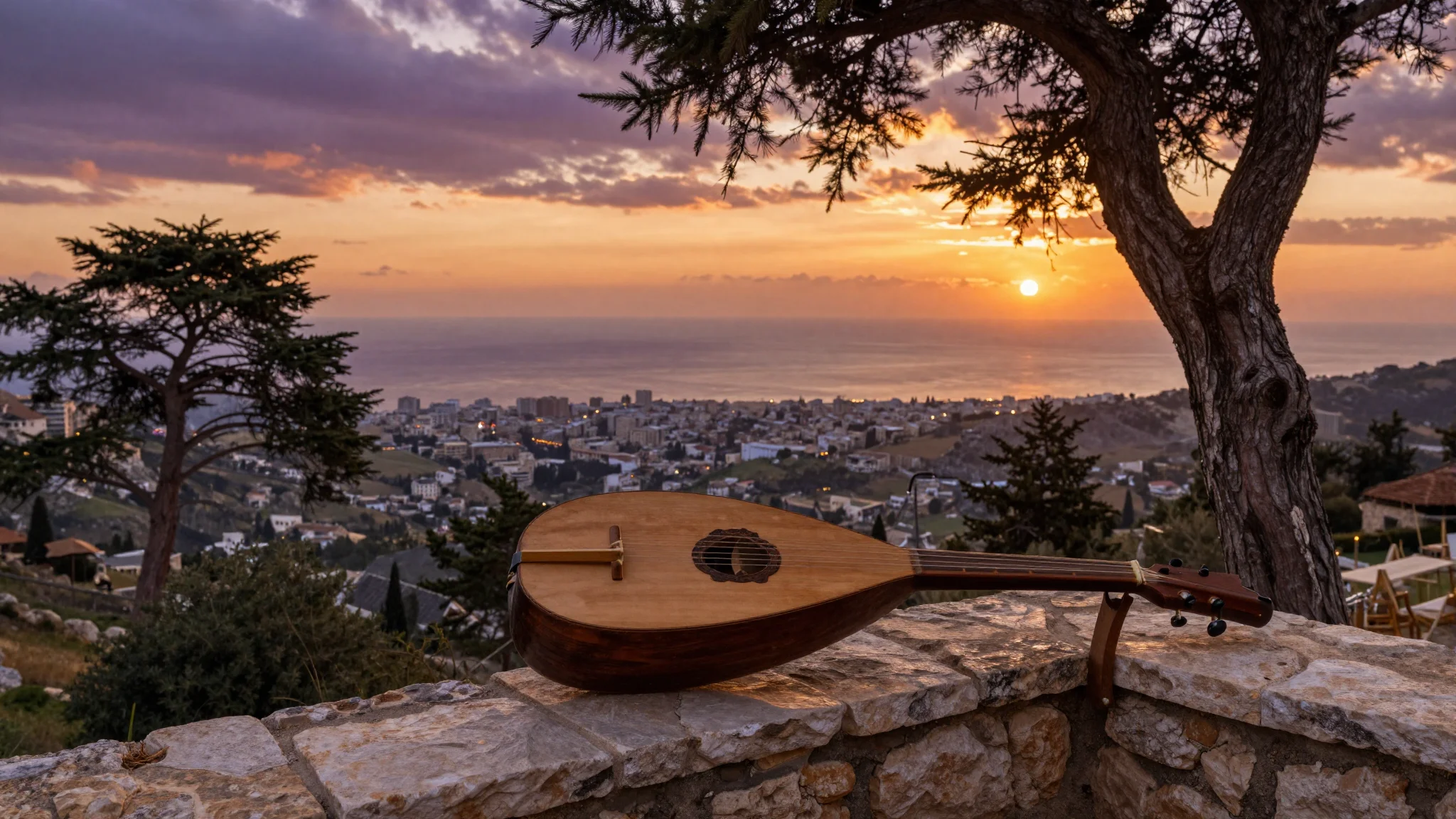 Cedar Whispers at Sunset