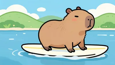 Surf Capybara