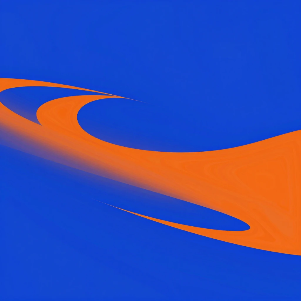 An abstract artistic representation of momentum and speed, f...