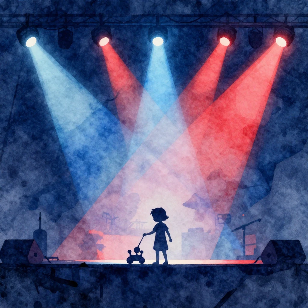 Watercolor style illustration showcasing stylized rock conce...