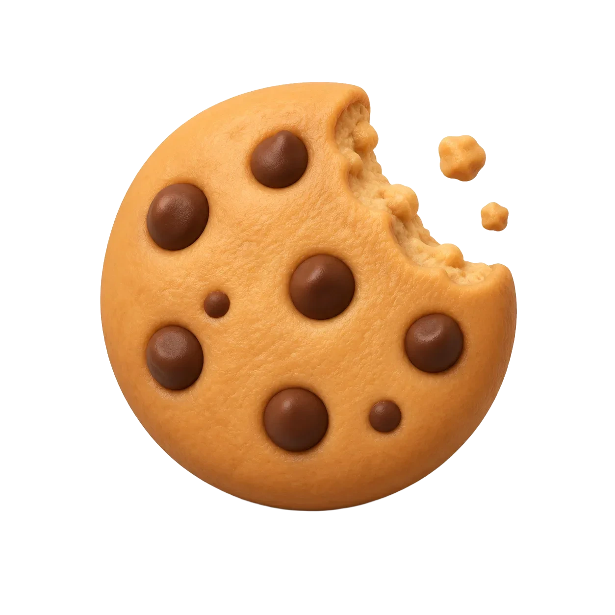 Bitten cookie