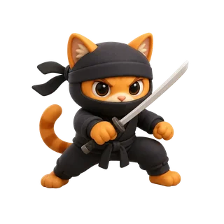 Ninja cat