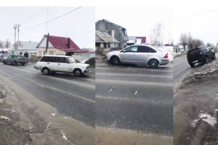 В Вольске столкнулись три автомобиля