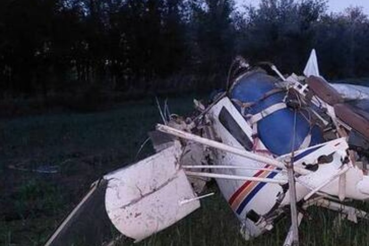 В Саратовской области упал самолёт