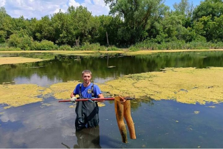 Из озера в Вольске выловили ноги