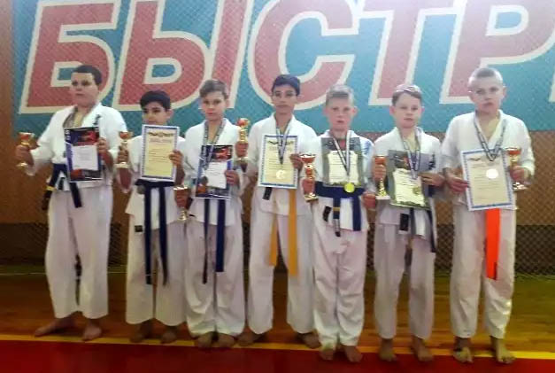 В Мордовии вольские каратисты дважды стали победителями и призёрами