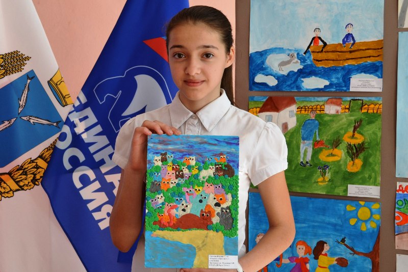 В п. Сенной подвели итоги конкурса детского рисунка «Быть волонтером – быть настоящим человеком»