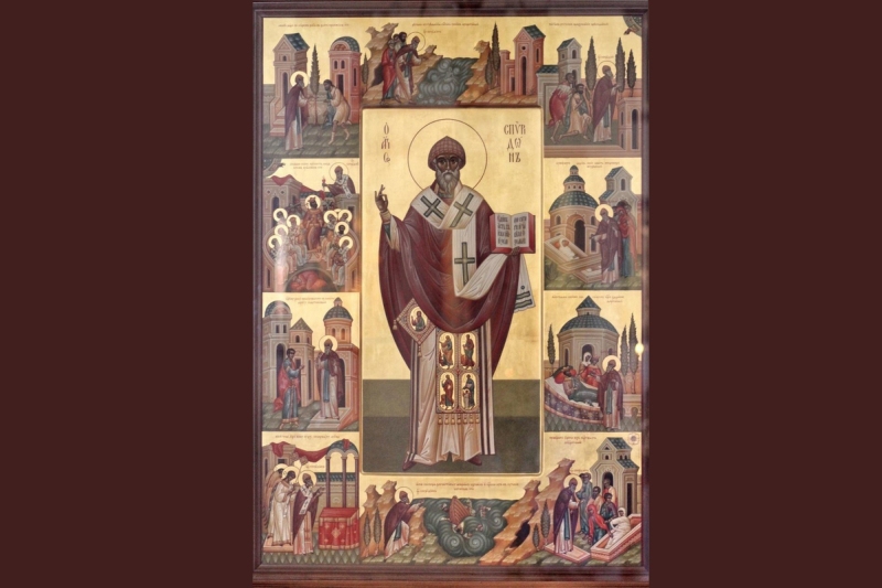 В Вольский храм прибыла икона с частицей мощей Святителя Спиридона Тримифунтского