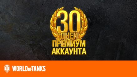 Изображение сертификата World of Tanks 30 premium account