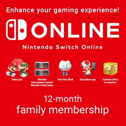 Изображение сертификата Подписка Nintendo 365 Days Switch Online Membership (Family)