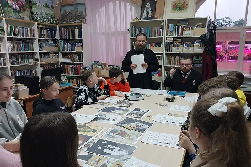 Воспитанники воскресной школы Владимирского собора г. Лиски узнали об исповедническом подвиге святителя Луки Крымского 