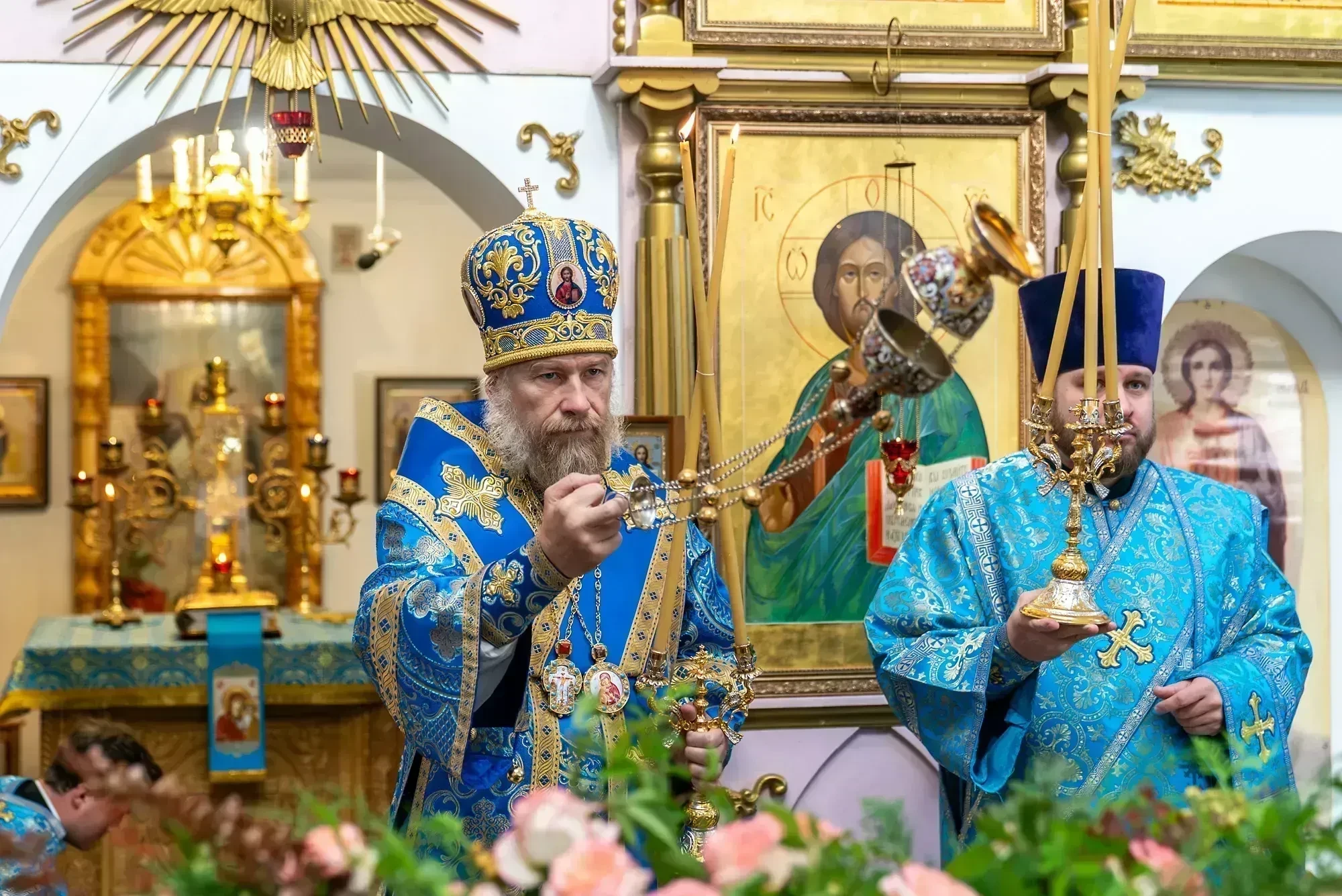 В праздник Смоленской иконы Божией Матери глава Воронежской митрополии совершил архипастырский визит в р/ц Нижнедевицк