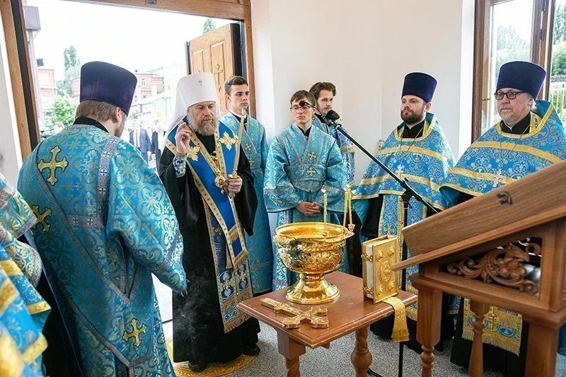Архипастырь совершил освящение часовни в честь иконы Божией Матери "Всецарица"