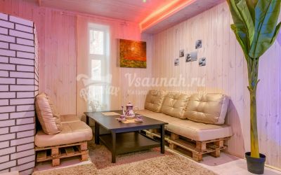 Караоке-баня Агонь на дровах с тёплым бассейном в Омске Караоке-баня Агонь на дровах с тёплым бассейном в Омске