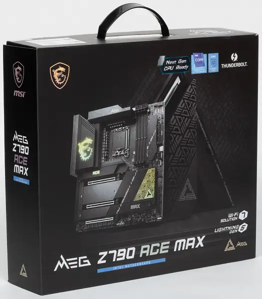 Упаковка платы MSI MEG Z790 Ace Max