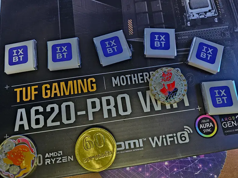 "Плата будущего: обзор Asus TUF Gaming A620-Pro WiFi на AMD A620!"