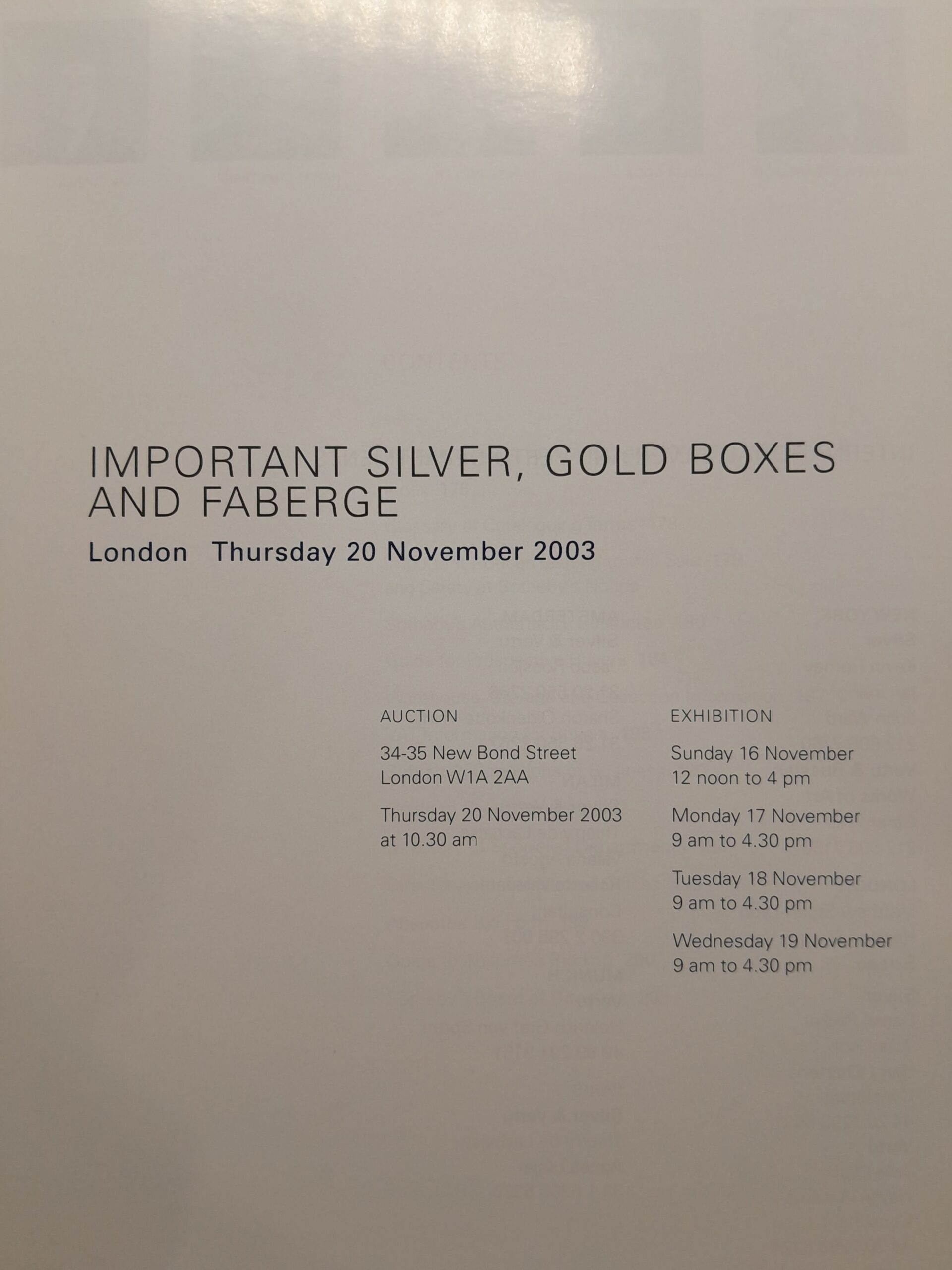 Сотбис. Серебряные, золотые шкатулки и Фаберже / IMPORTANT SILVER, GOLD BOXES AND FABERGE — изображение 3