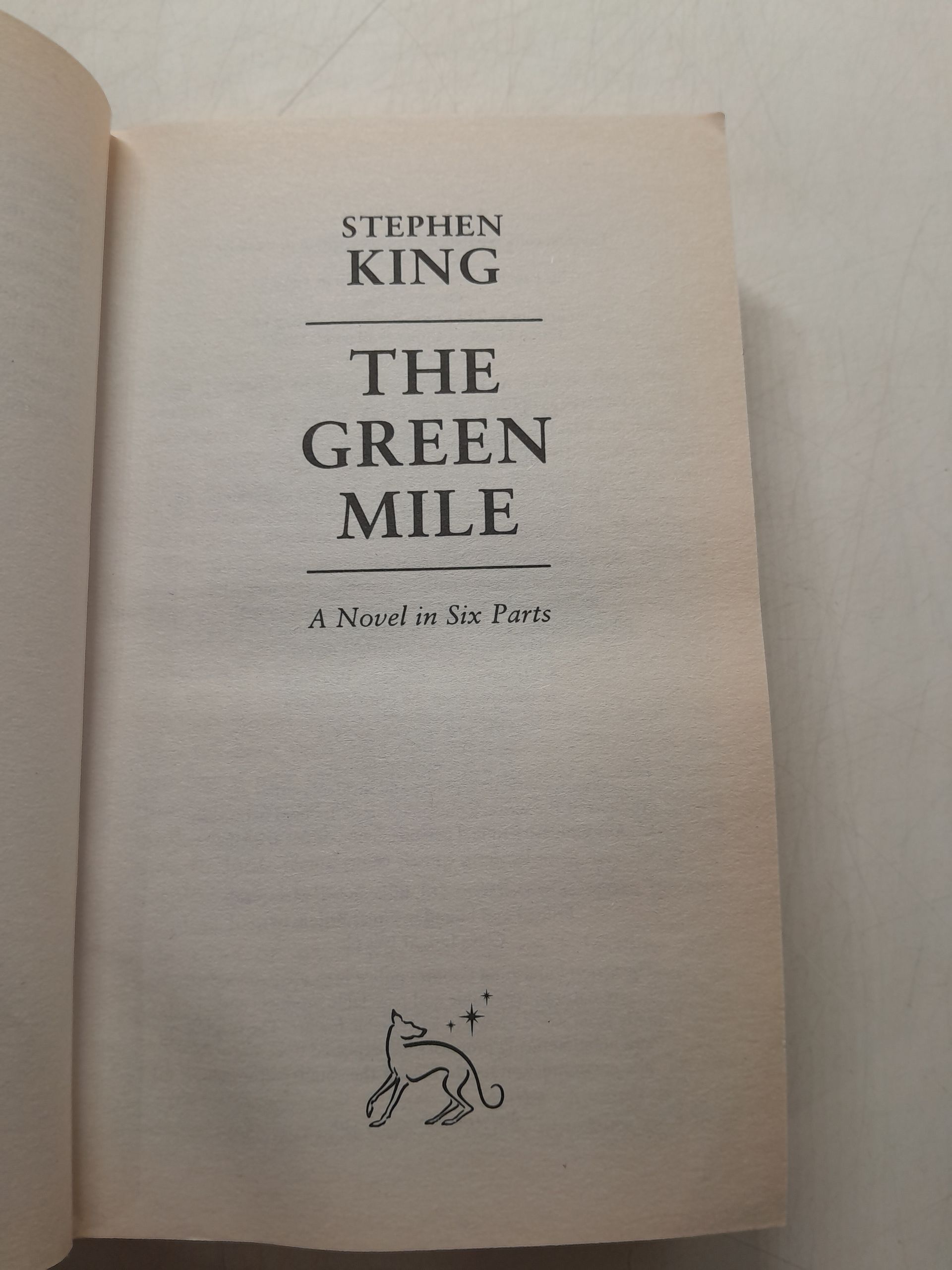 Стивен Кинг. Зелёная миля. Роман в шести частях / STEPHEN KING. THE GREEN MILE. A Novel in Six Parts — изображение 3