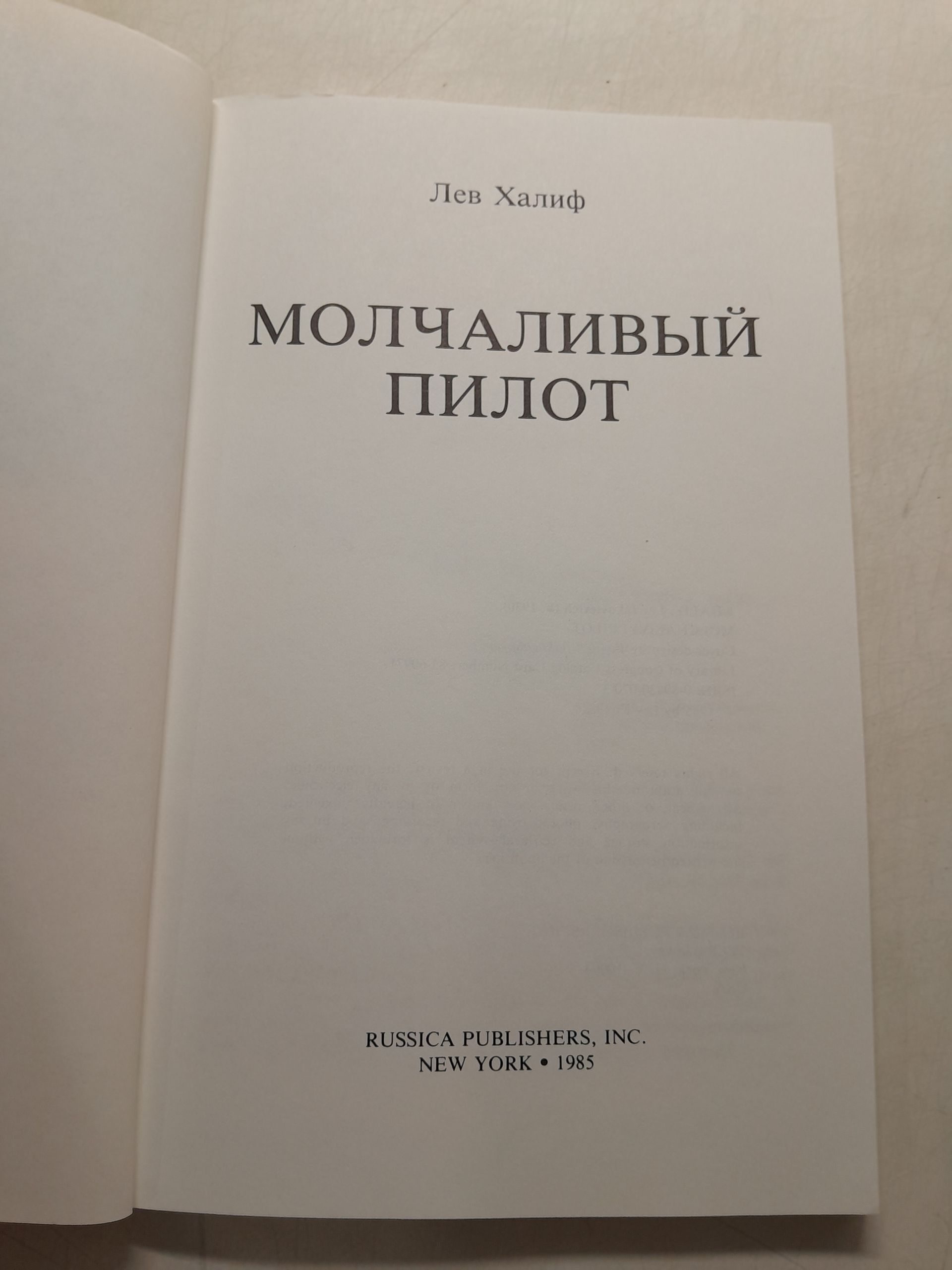 Молчаливый пилот / Лев Халиф — изображение 3