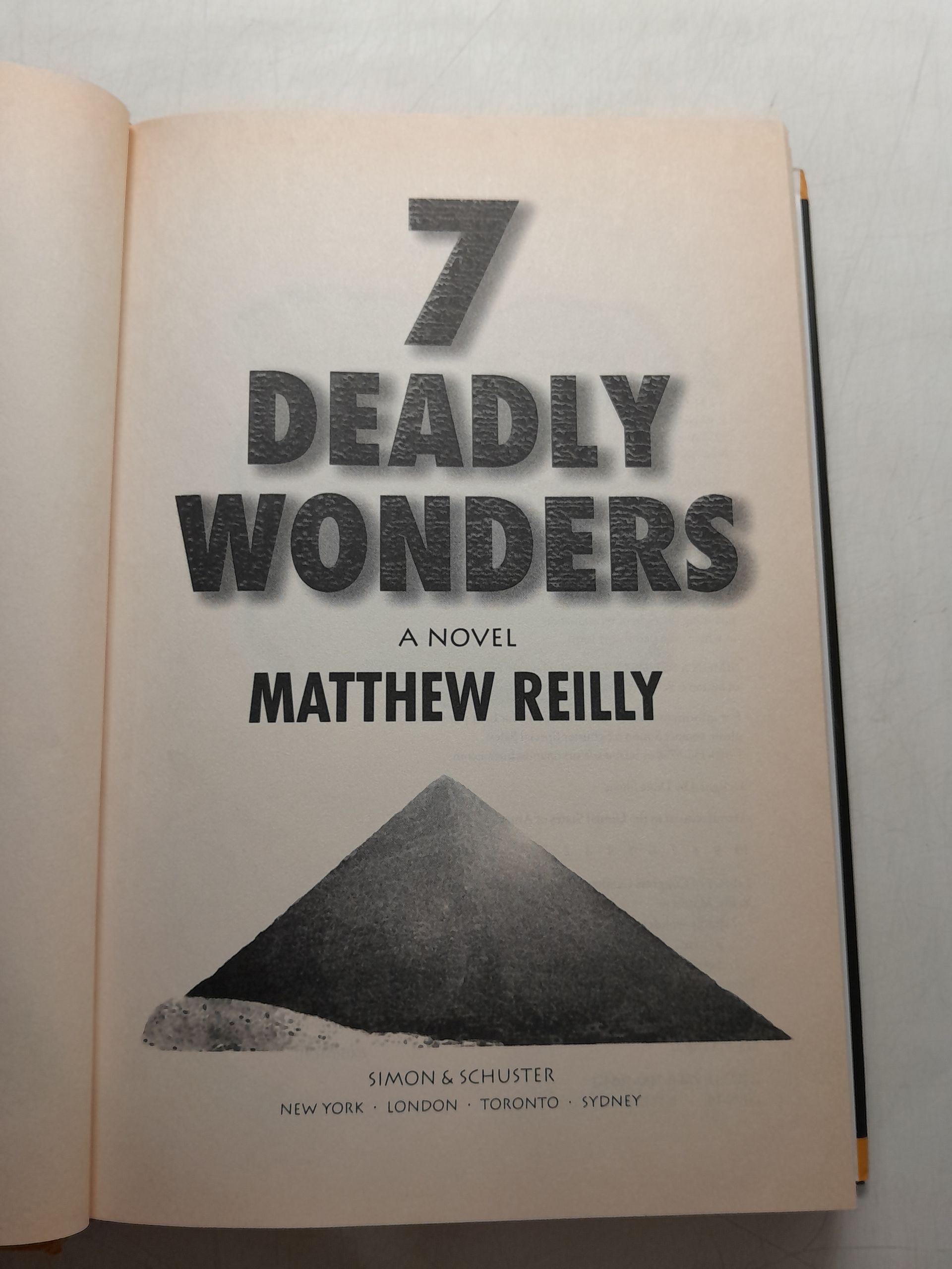 7 Смертельных чудес. Мэтью Рейли / 7 DEADLY WONDERS. A NOVEL MATTHEW REILLY — изображение 3