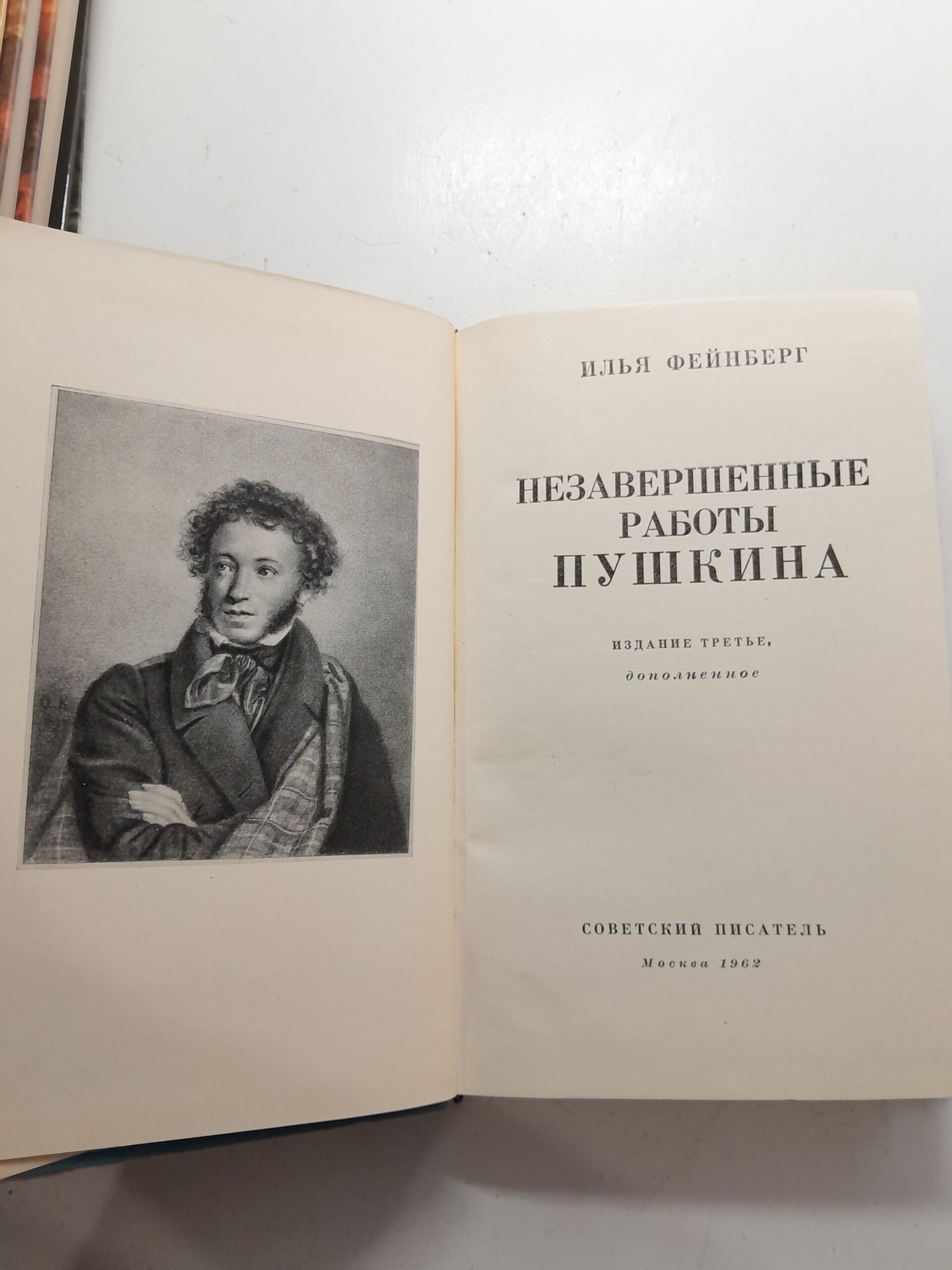 Незавершенные работы Пушкина / Илья Фейнберг — изображение 3