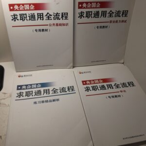 Книга на китайском. Cainiao Worry-Free Центральные и государственные предприятия Универсальный процесс поиска работы Качественный анализ трудовых книжек