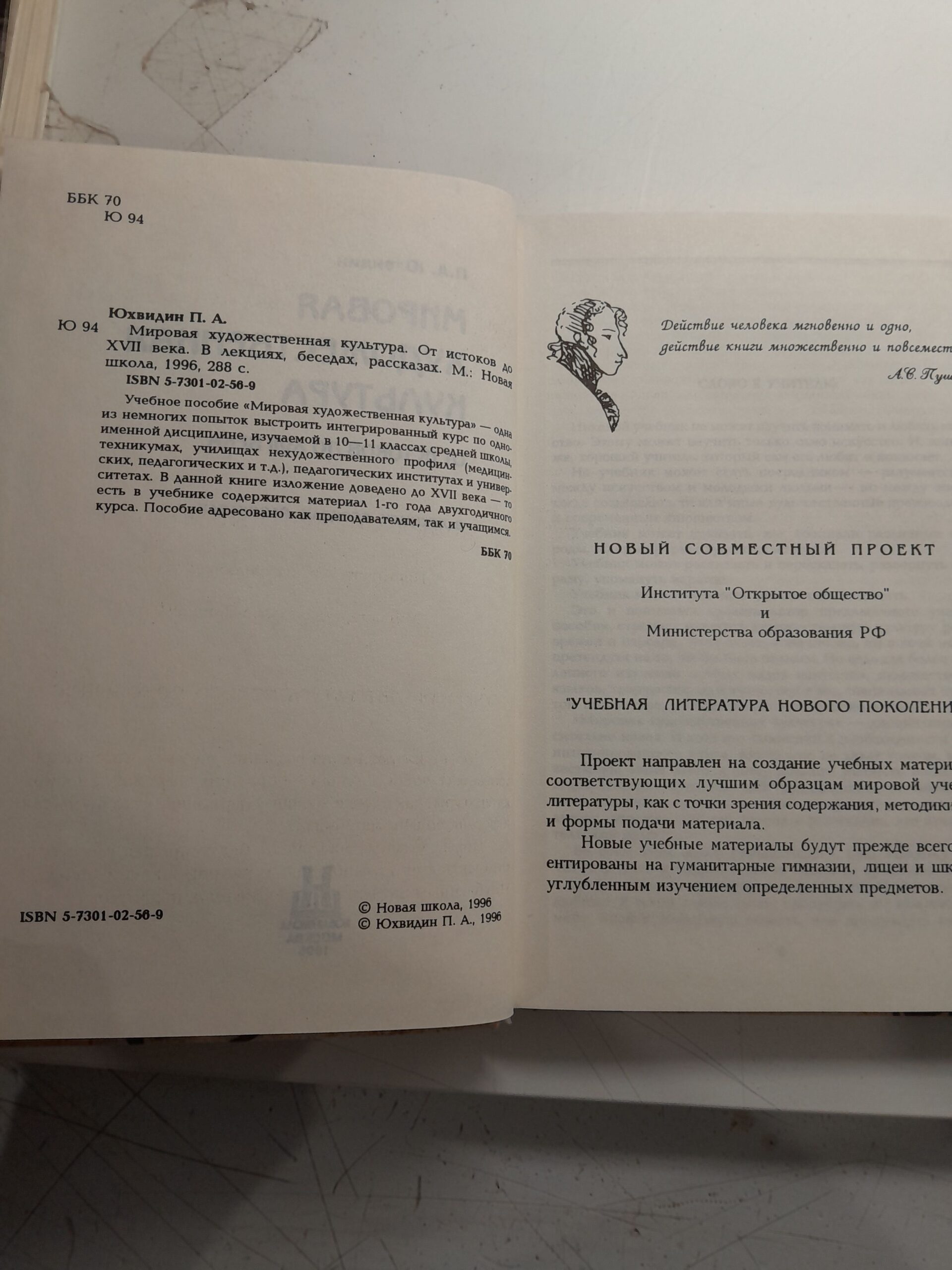 Мировая художественная культура. От истоков до XVII века. / Юхвидин П. А. — изображение 3