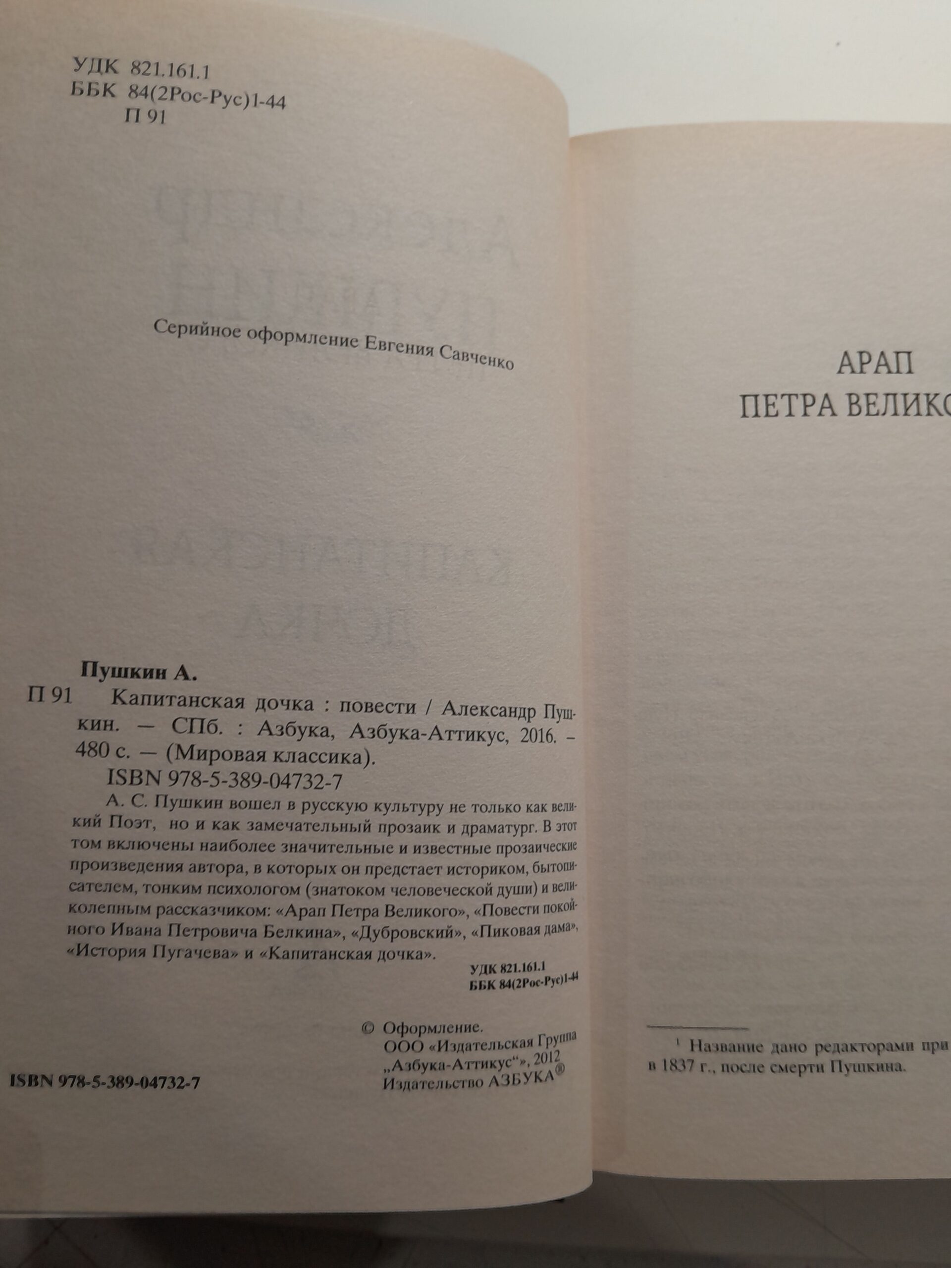Пушкин А.С. Капитанская дочка — изображение 3