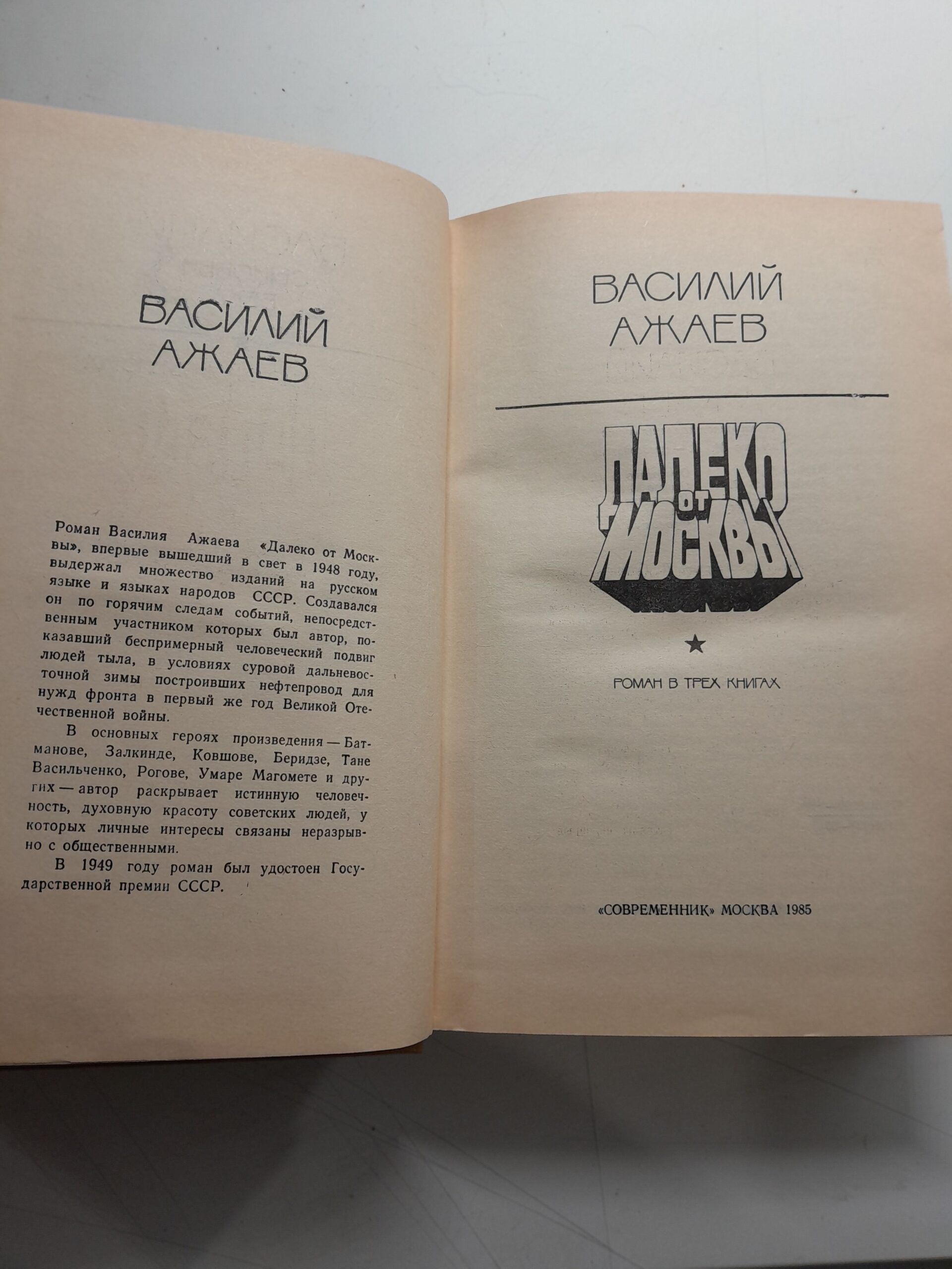 Далеко от Москвы / Василий Ажаев — изображение 3