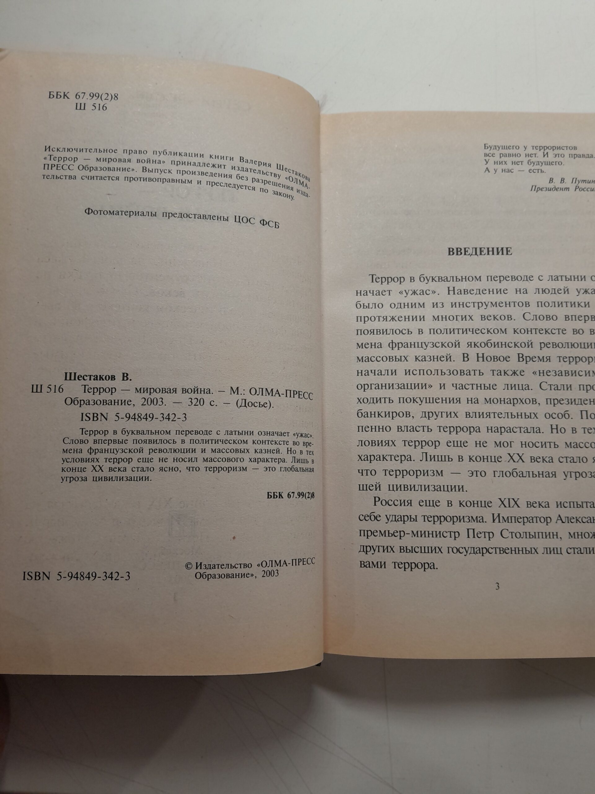 Террор - мировая война / Шестаков Валерий — изображение 3
