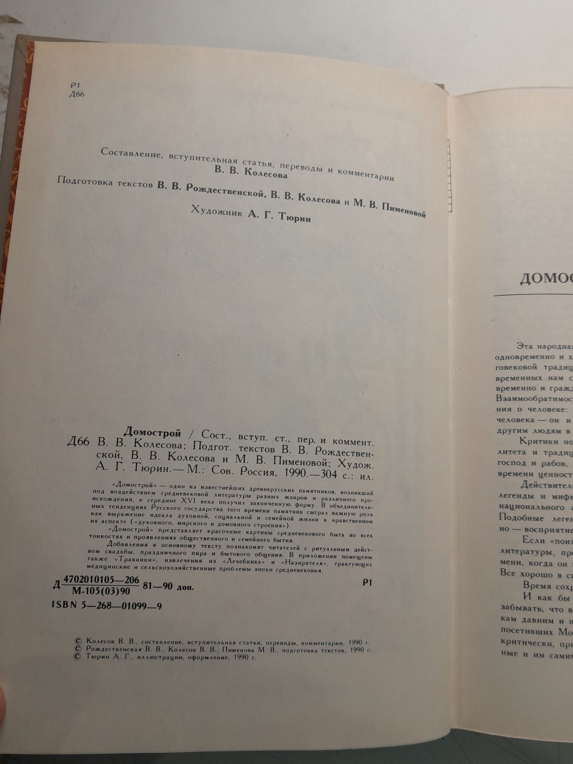 Домострой / Колесова В. В. — изображение 3