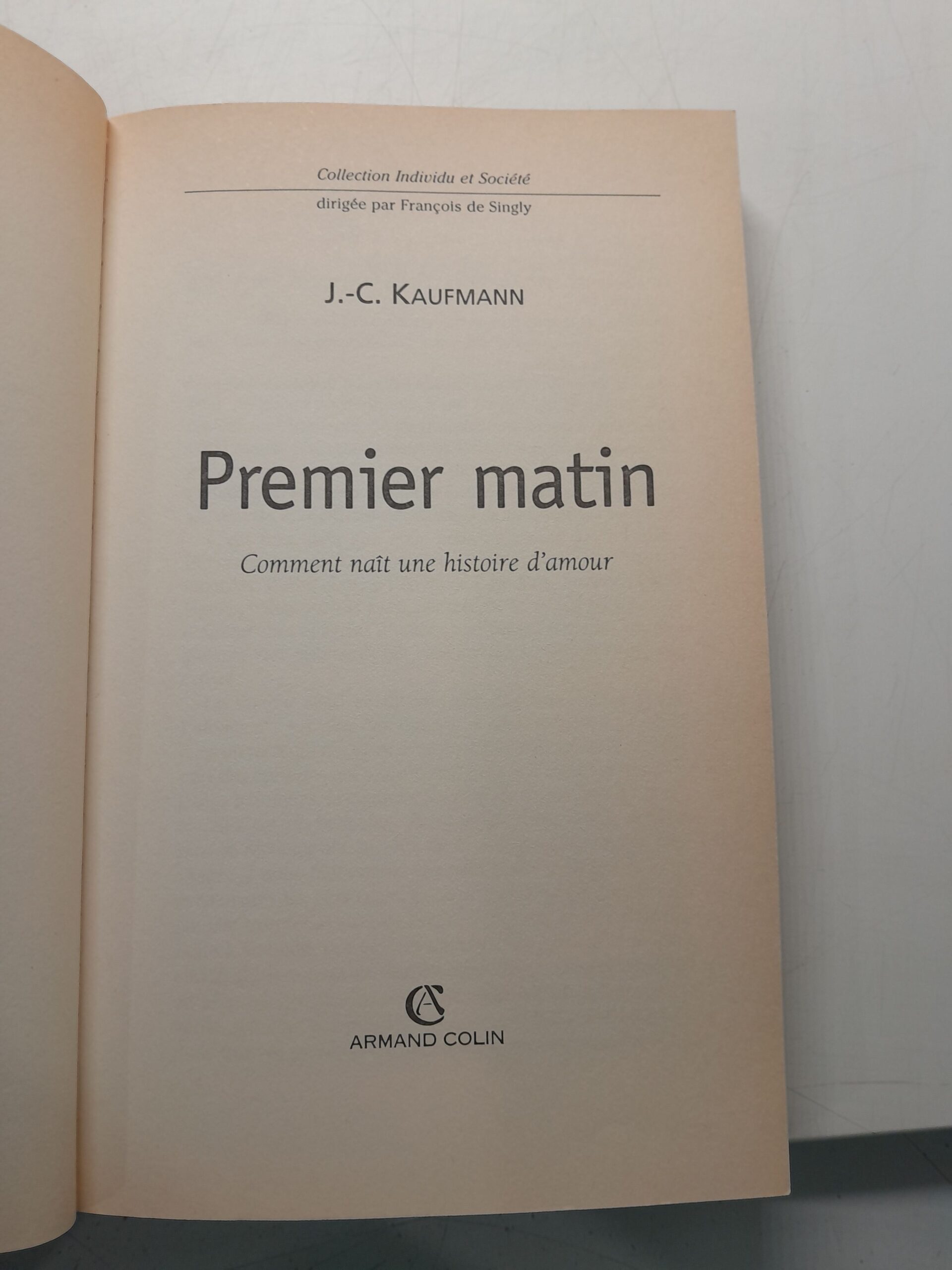Ж.-К. КАУФМАНН Первое утро Как начинается история любви / J.-C. KAUFMANN Premier matin Comment na t une histoire d'amour — изображение 3