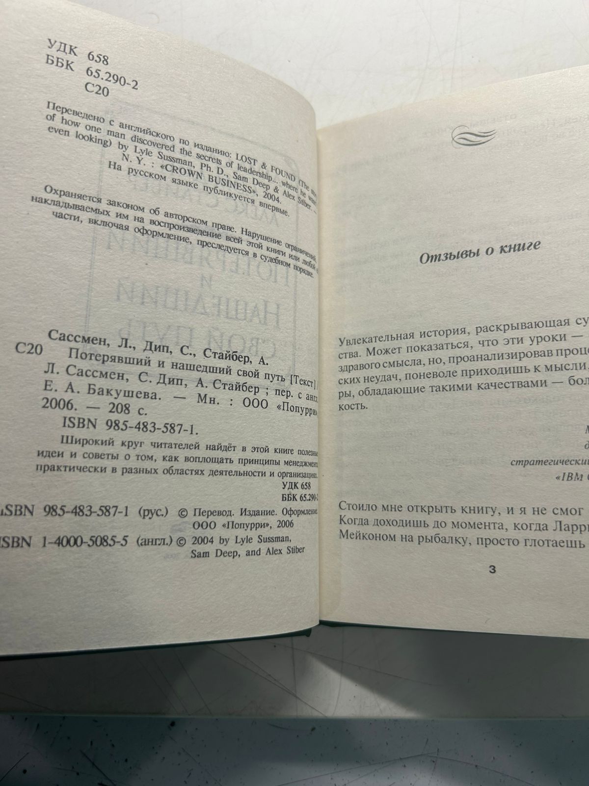 Потерявший и нашедший свой путь Лайла Сассменa, Сэма Дипа и Алекса Стайбера — изображение 3