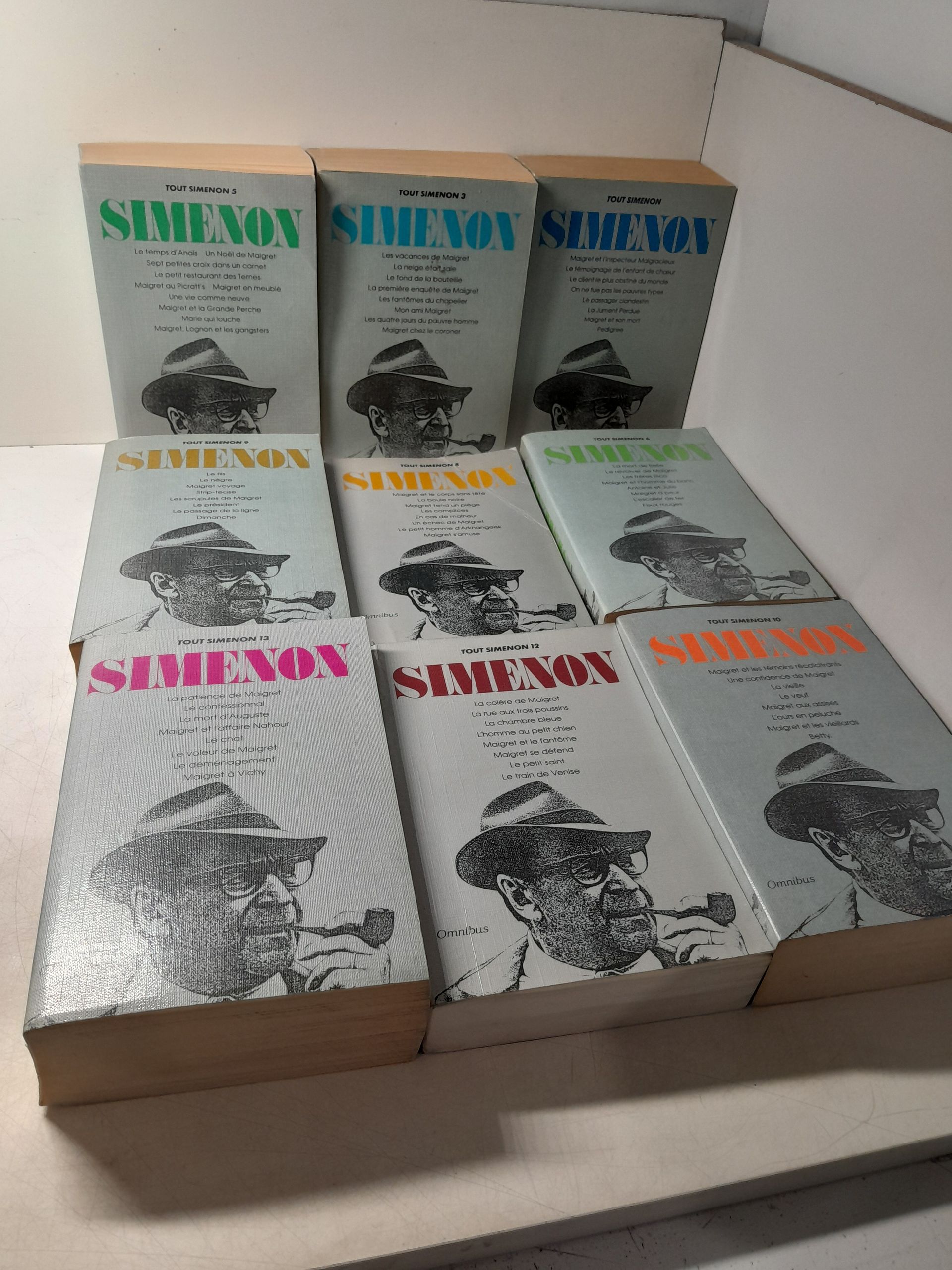 Жорж Сименон / Собрание сочинений в 15 книгах. На французском языке — изображение 2