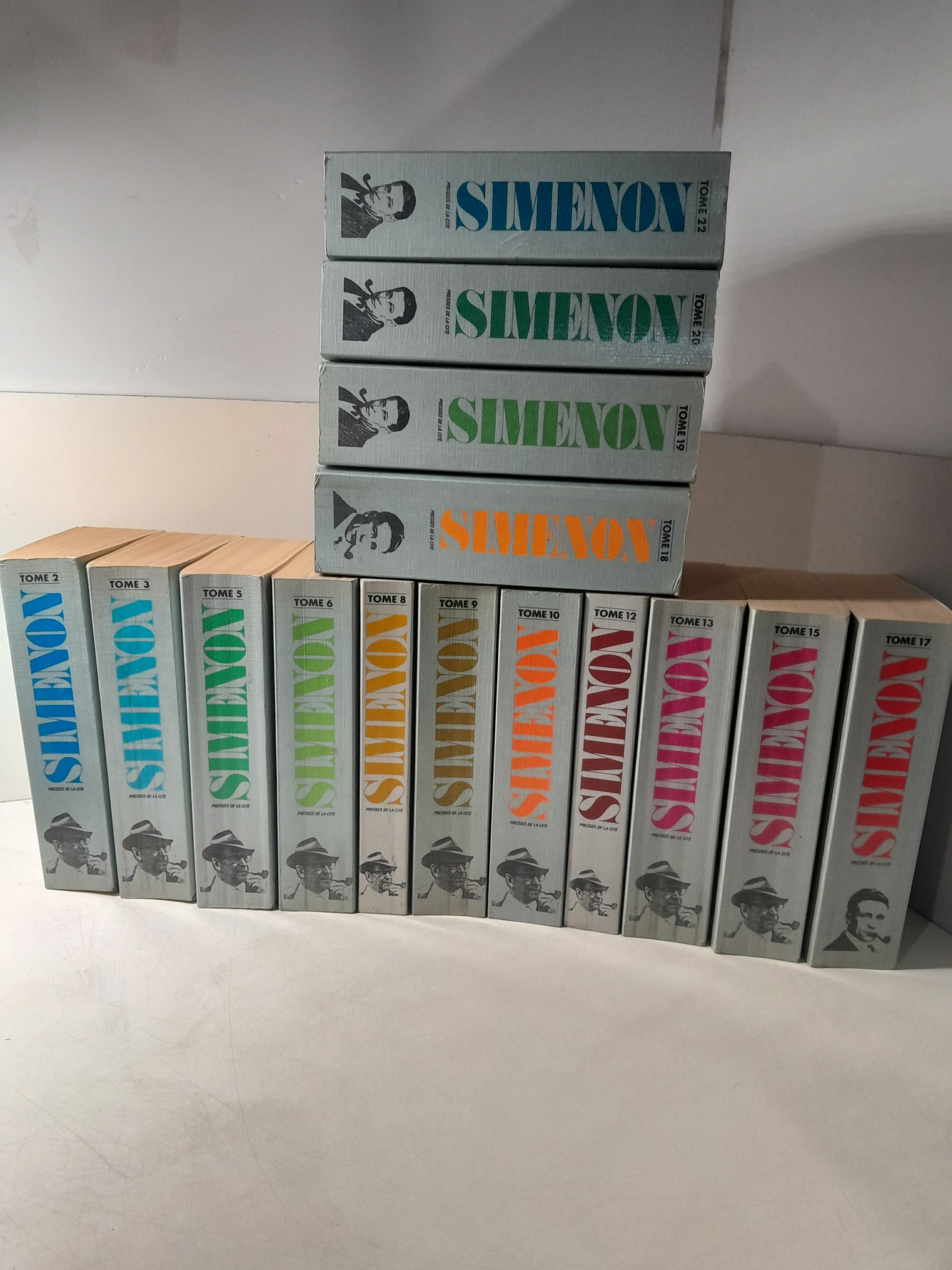 Жорж Сименон / Собрание сочинений в 15 книгах. На французском языке