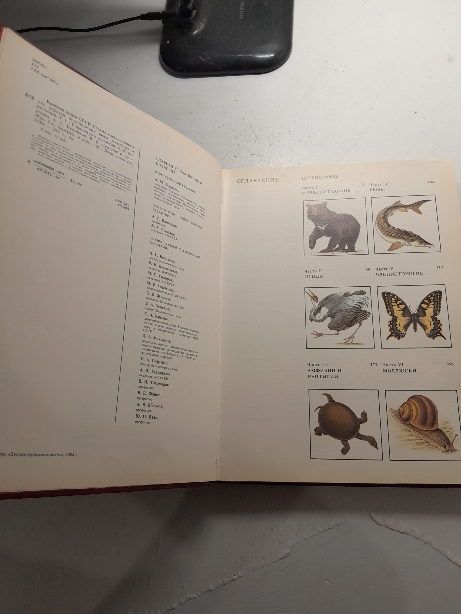 Красная книга СССР. Том 1. Редкие и находящиеся под угрозой исчезновения виды животных и растений — изображение 4