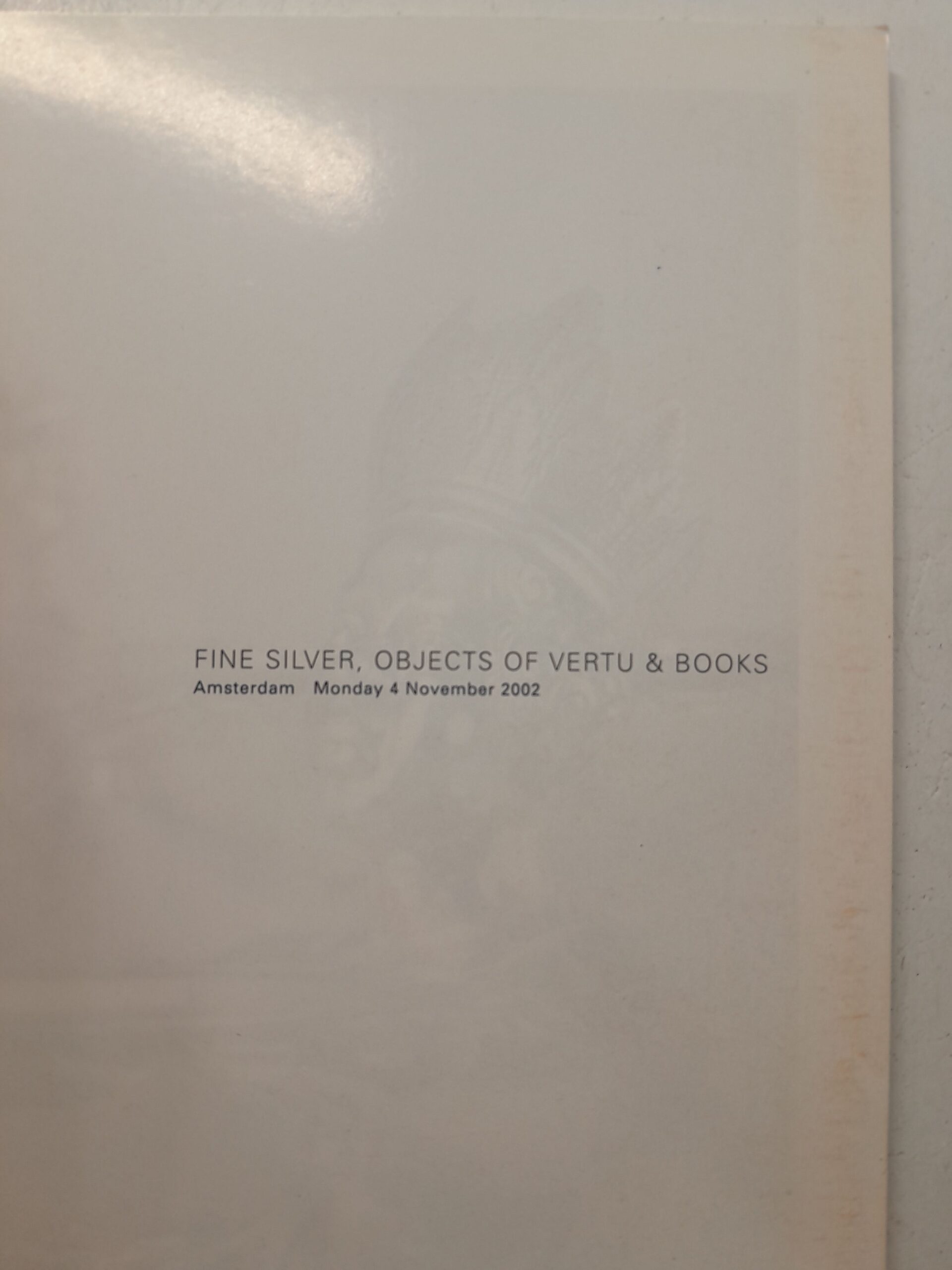 Высококачественное серебро, предметы Vertu и книги / Sotheby's FINE SILVER, OBJECTS OF VERTU & BOOKS — изображение 3