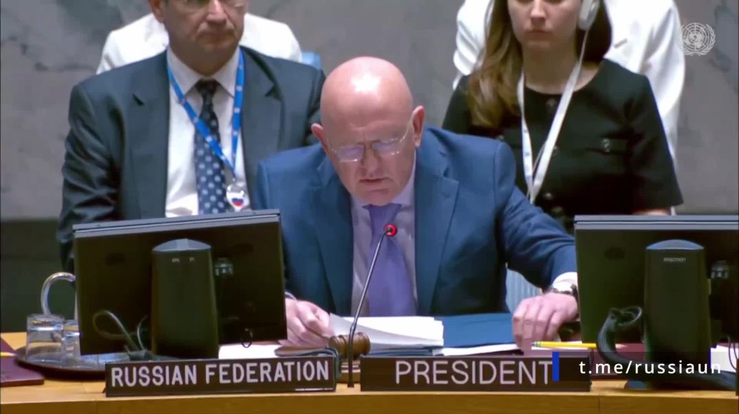Видео выступления Постоянного представителя В.А.Небензи на заседании Совета Безопасности ООН по Укра